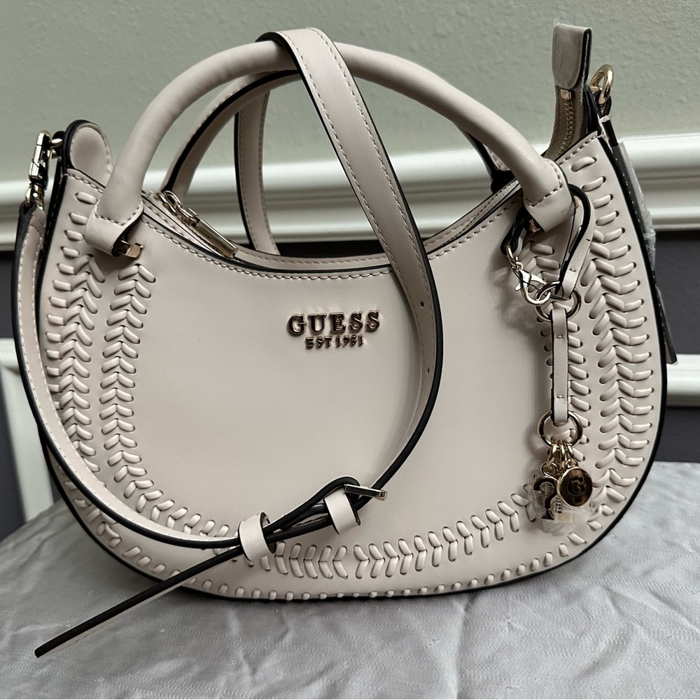GUESS Shell Shoulder Bag with Braided Design - NWT